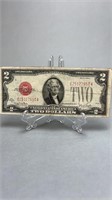 1928 Red Seal $2.00 Bill