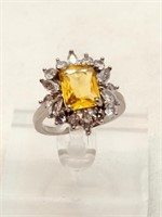 Gorgeous 1.3ct Citrine set in Silver  untested