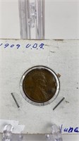 1909 VDB Lincoln Wheat Penny Uncirculated