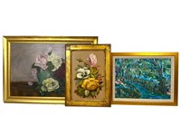 3 Framed Paintings