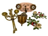 Ceiling Light, Sconce, Wall Pocket & Candleholders