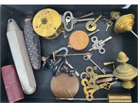 Vintage Clock Keys & Parts