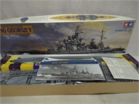 King George v  british battleship model