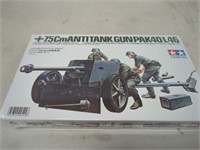 german 75 mm anti tank gun model kit