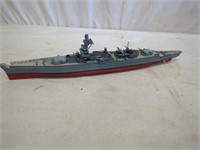 model kit of ship put together