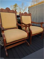 pair of victorian chairs