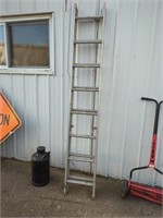 extension   ladder  aluminum
