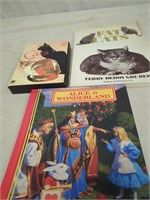 cat books and alice in wonderland