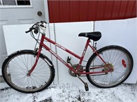Red supercycle bike