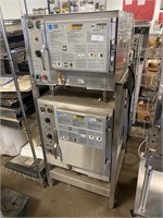Double Stack Accutemp Steam & Hold Ovens on Stand