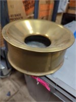 brass spittoon made out of trench art