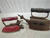 gas iron  and small electric iron