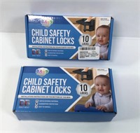 New Lot of 2 Baby Proofing Child Safety Cabinet