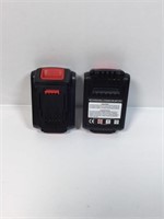 New Lot of 2 Lithium Ion Power Tool Battery 20V