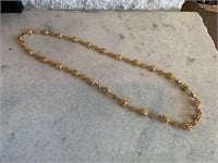Vintage gold necklace 17”