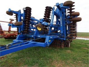 44' LANDOLL 7450 VERTICAL TILL, ROLLING PACKER,