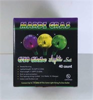 New Mardi Gras G40 Globe Light Set 40-Count