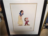 Walt Disney Snow White & Grumpy Serigraph Cel