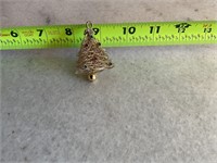 Vintage Christmas Tree Brooch with dangle