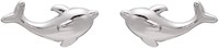 Minimalist Tiny Dolphin Earrings