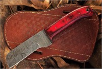 Handmade Damascus Steel Cowboy Knife