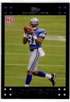 Lot of 2 Calvin Johnson 2007 Topps Rookie Card