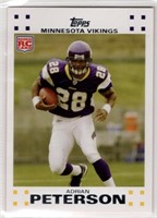 Adrian Peterson 2007 Topps Exclusive Rookies