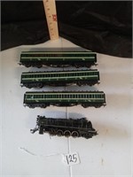train cars and engine