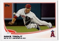 Mike Trout 2013 Topps '2012 AL Defensive POY'