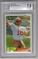 1981 Topps Joe Montana Rookie Card #216 Beckett Gr