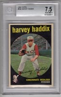 1959 Topps Harvey Haddix #184 Beckett Grade 7.5