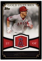 Mike Trout 2012 Topps Gold Futures #GF-16