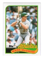 1989 Topps Mark McGwire card #70