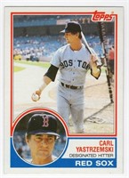 Carl Yasztremski 1983 Topps Card number 550