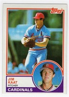 Jim Kaat 1983 Topps Card number 672