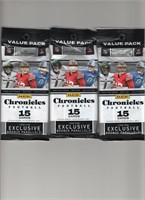 3 Count of 2022 Panini Chronicles Football Value P