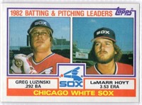 White Sox Batting and Pitching Leaders 1983 Topps
