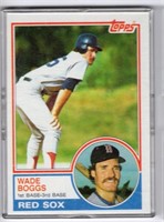 Wade Boggs 1983 Topps Card number 498