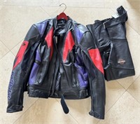 Men's Motorcycle XL Jacket & Small Chaps