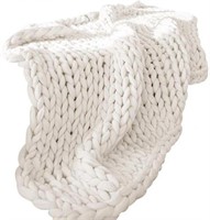 $70 Chunky Knit Throw Blanket
