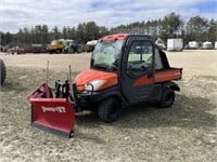 Kubota RTV 1100 w/ Boss 6'6" Power V XT plow