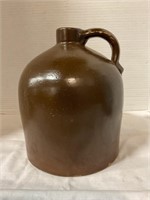 Brown jug with handle