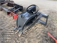 CID Skidsteer Mount Clamp Tree Puller