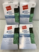 16 New Pairs Hanes Boys Size S Tagless Briefs