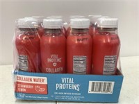 Case of 12 Collagen Water Strawberry Lemon 355ml