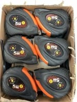 6 New 5M/16FT Tape Measures