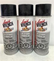 3 Liquid Wrench Dry Graphite Lubricant 325g/ea