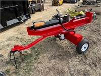 Trailer wood splitter with 8hp engine