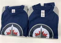 2 New Lids Size 10-12 2PC PJ Sets Winnipeg Jets