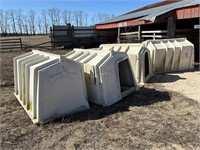 (7) Calftel Calf Hutches